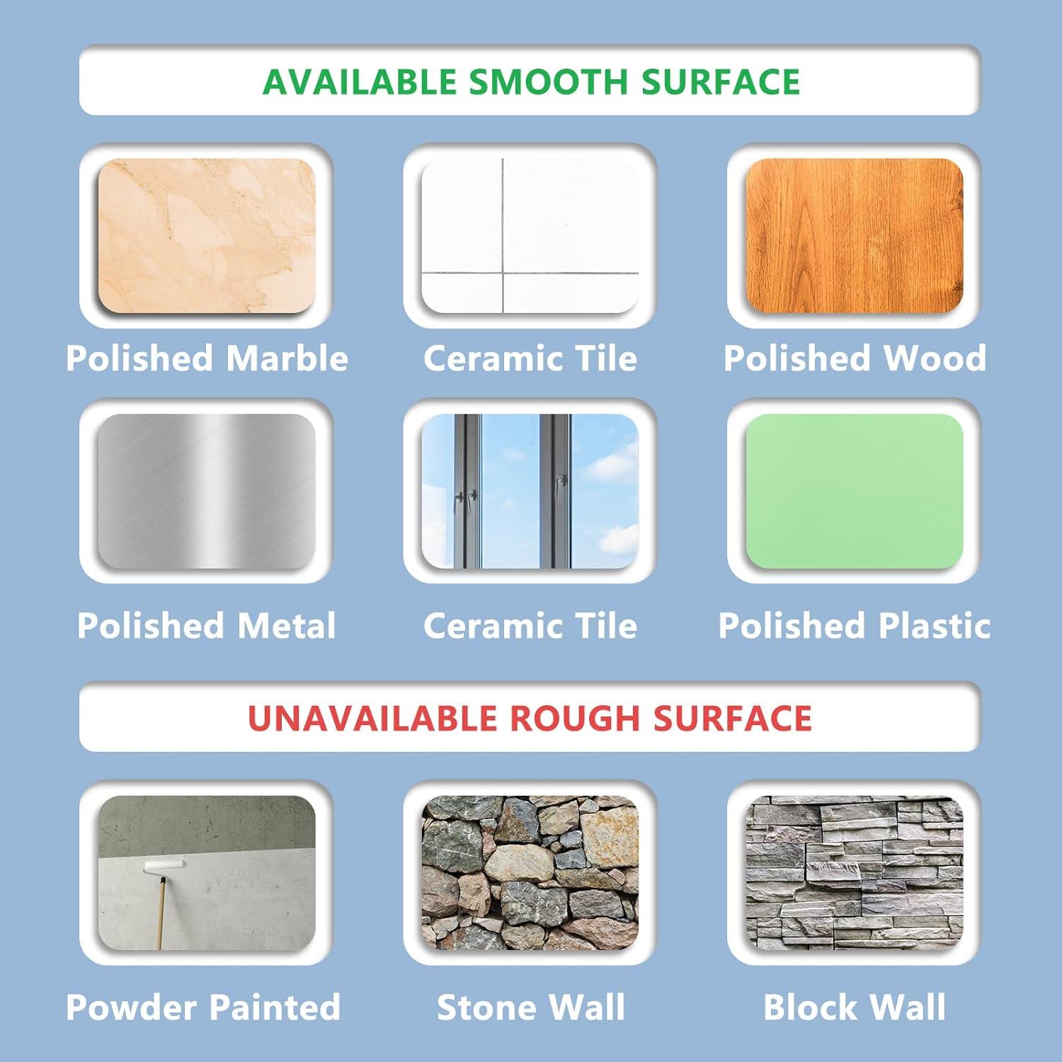 Ganchos de Ventosa CozyBlue Reutilizables 2 Pcs Alta Resistencia