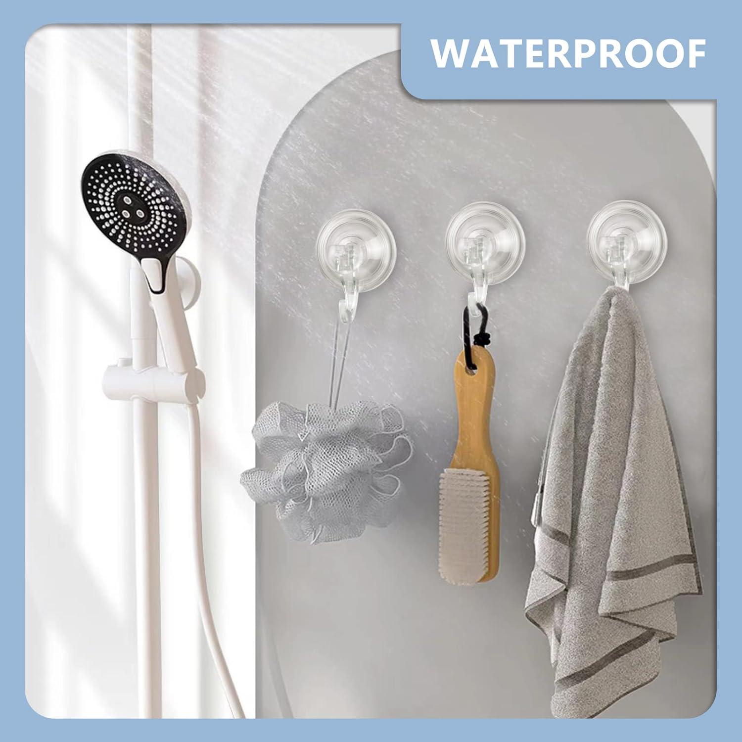 Ganchos de Ventosa CozyBlue Reutilizables 2 Pcs Alta Resistencia