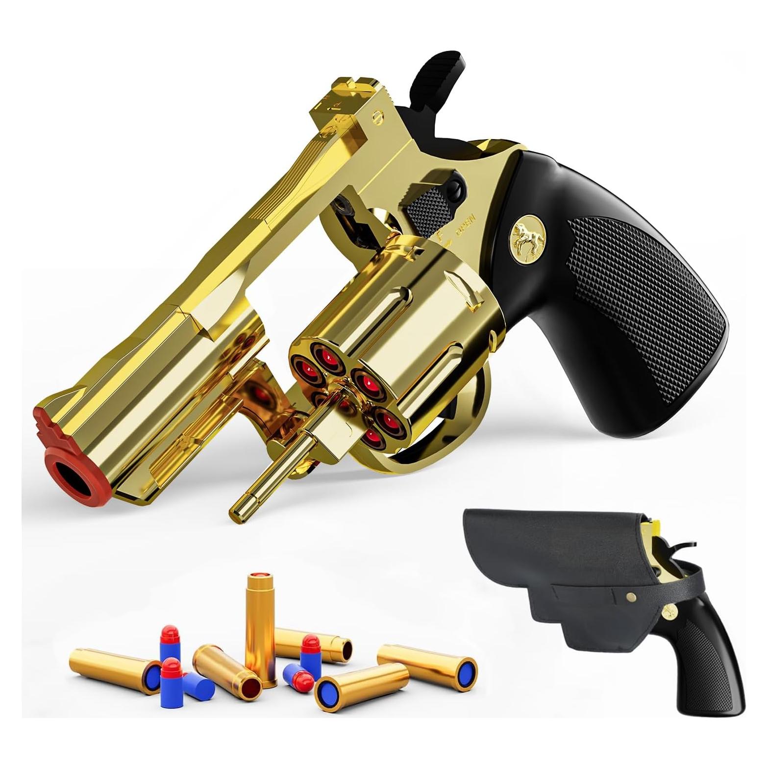 Revolver de Juguete Monochildoing con Funda Dorada 295g