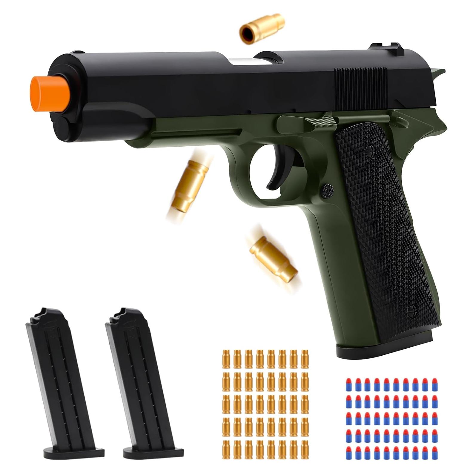 Pistola de Juguete Spcozgil con 50 Balas de Espuma EVA