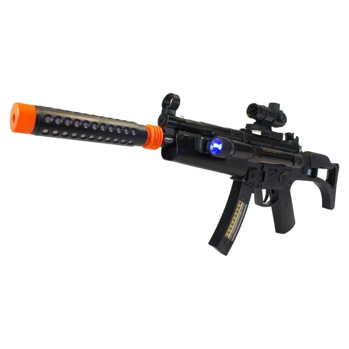 Juguete Pistola MP5 Apple Star con Luces y Sonidos