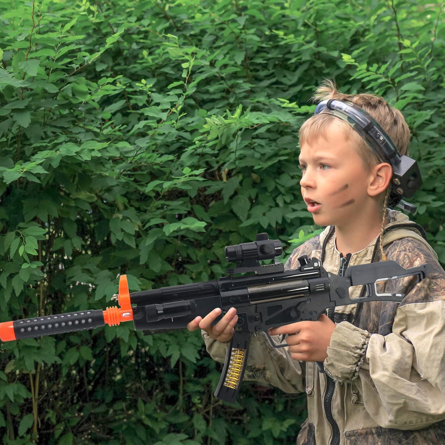 Juguete Pistola MP5 Apple Star con Luces y Sonidos