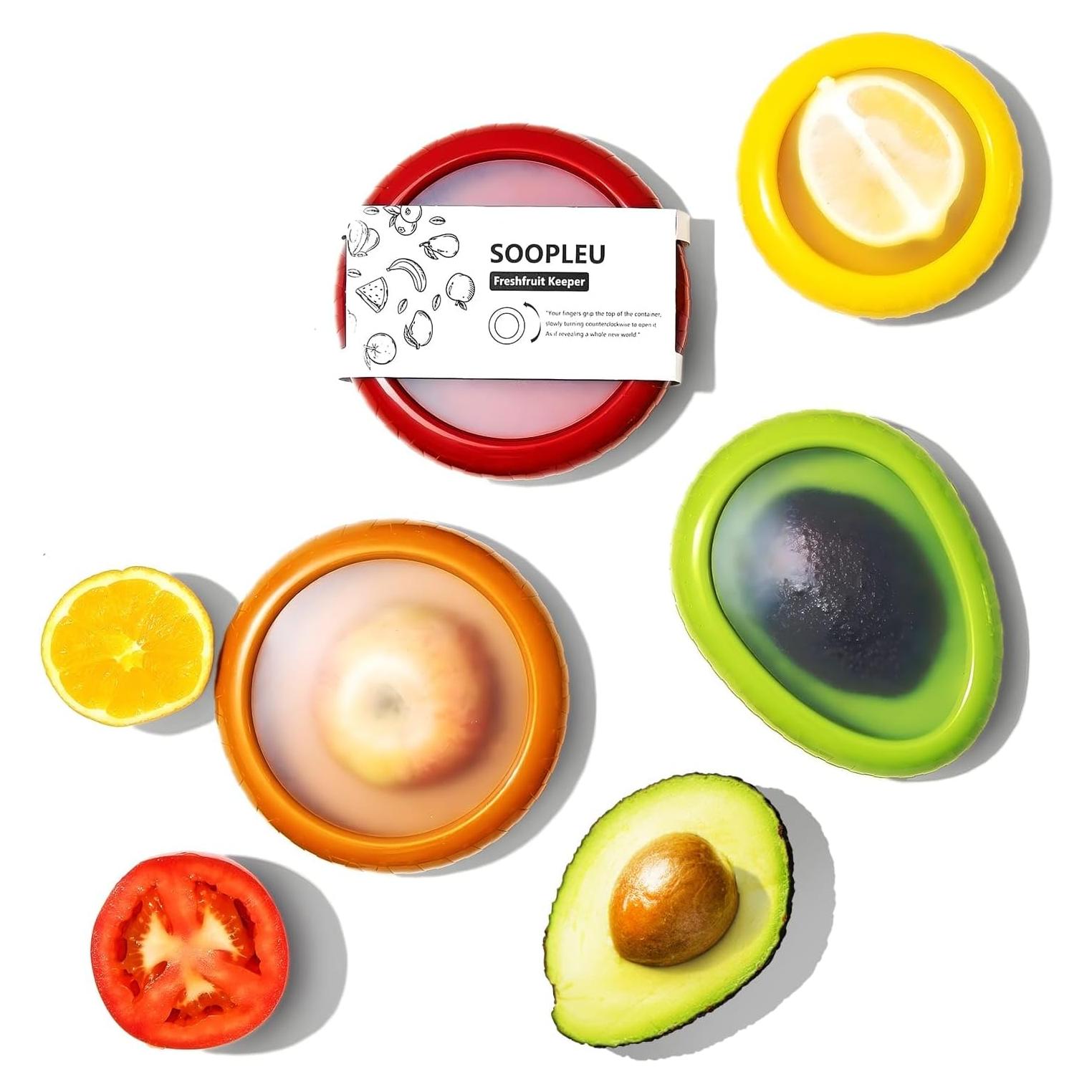 Set de 4 Contenedores de Almacenamiento SOOPLEU para Frutas