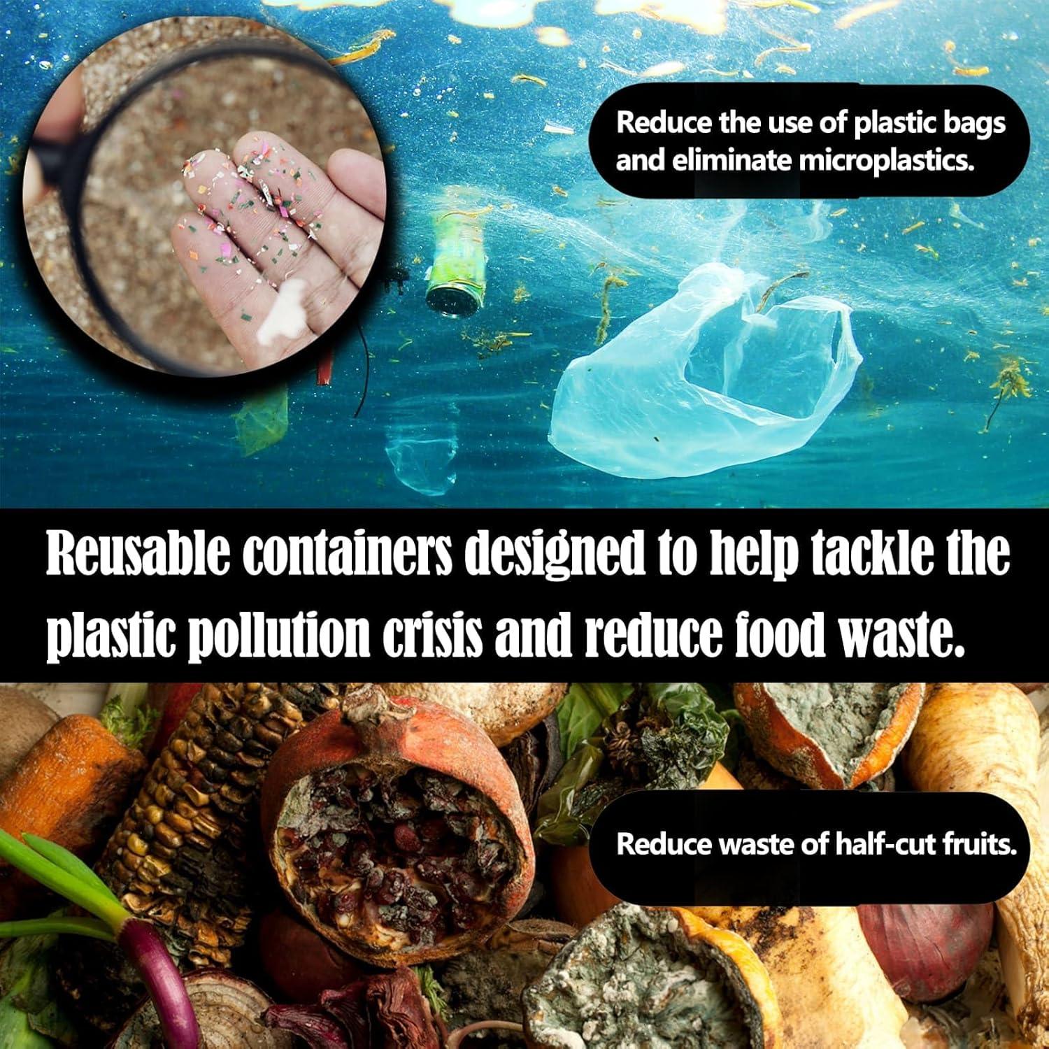 Set de 4 Contenedores de Almacenamiento SOOPLEU para Frutas