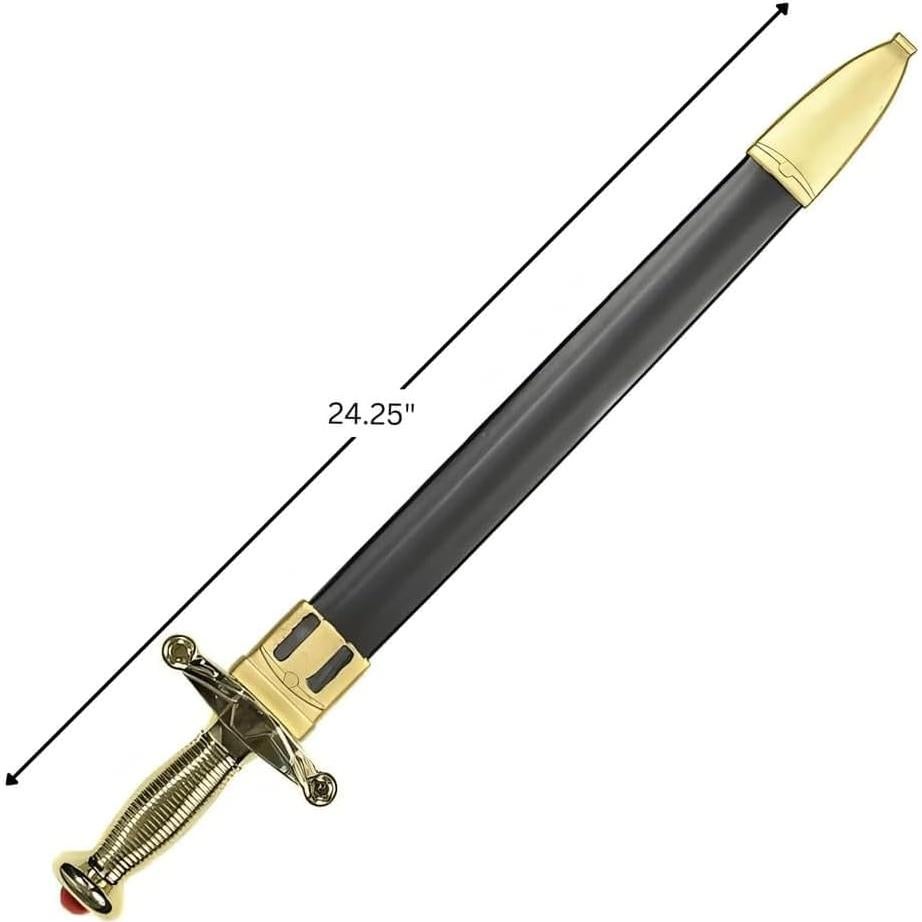 Espada de héroe de plástico Amscan 61.6 cm para disfraz