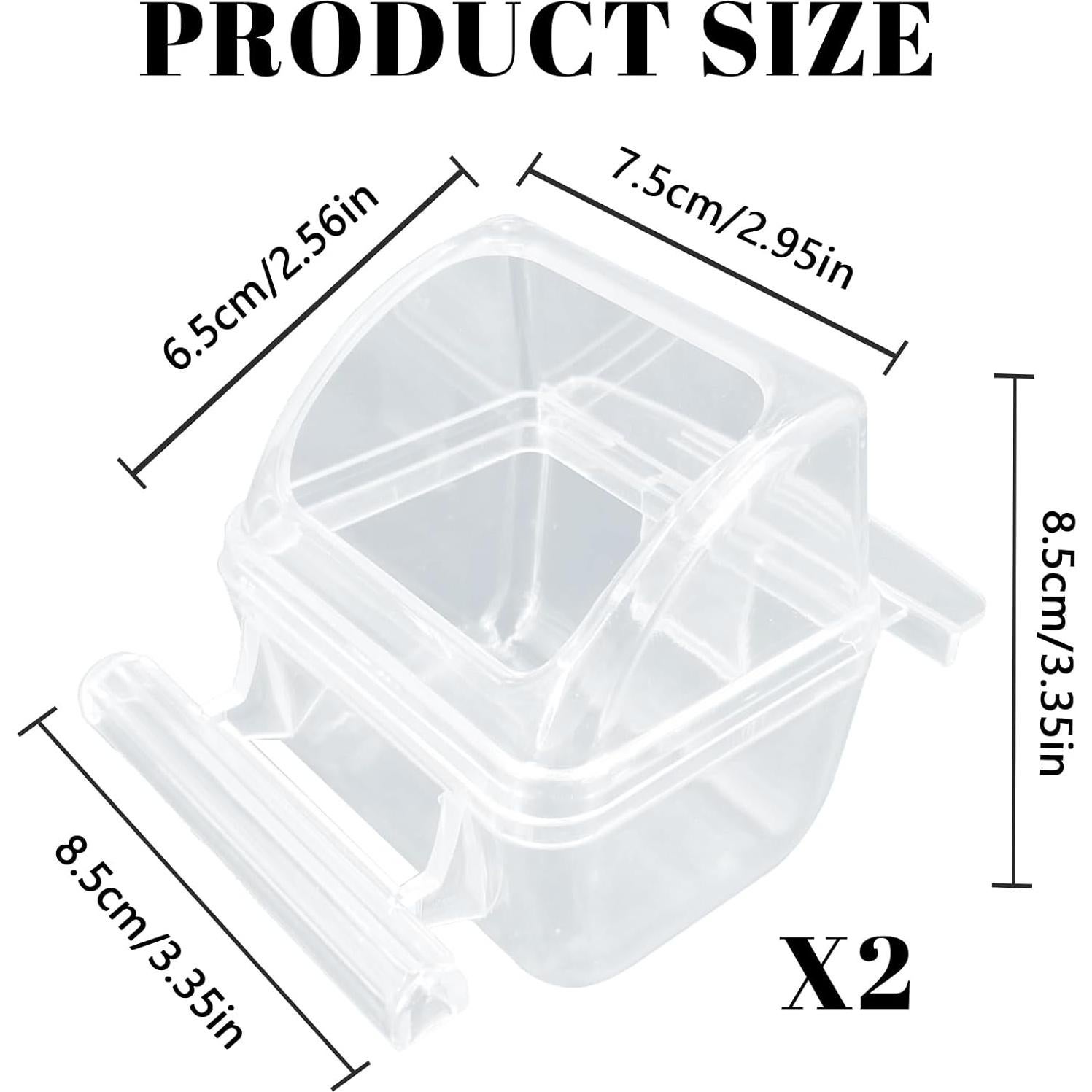 Juego de 2 comederos y dispensadores de agua MdakeGo 400ml