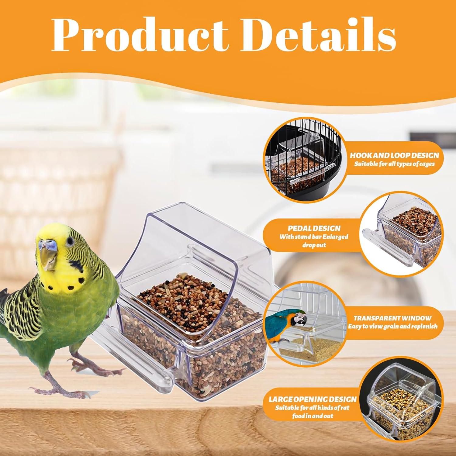 Juego de 2 comederos y dispensadores de agua MdakeGo 400ml