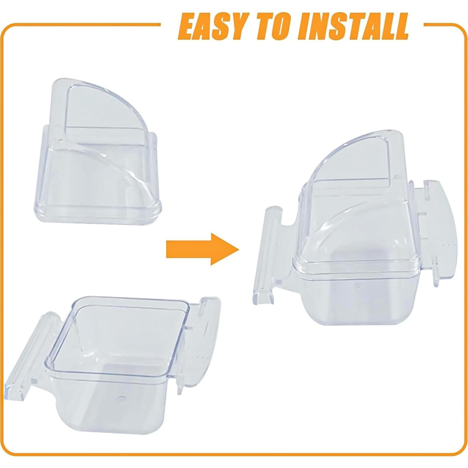 Juego de 2 comederos y dispensadores de agua MdakeGo 400ml