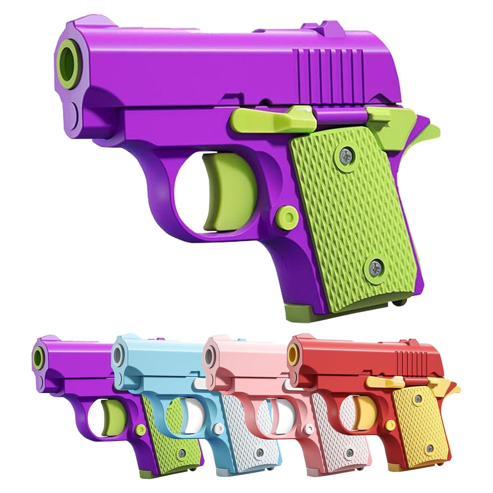 Pistola Fidget 1911 HABOS Verde Púrpura Alivio Estrés