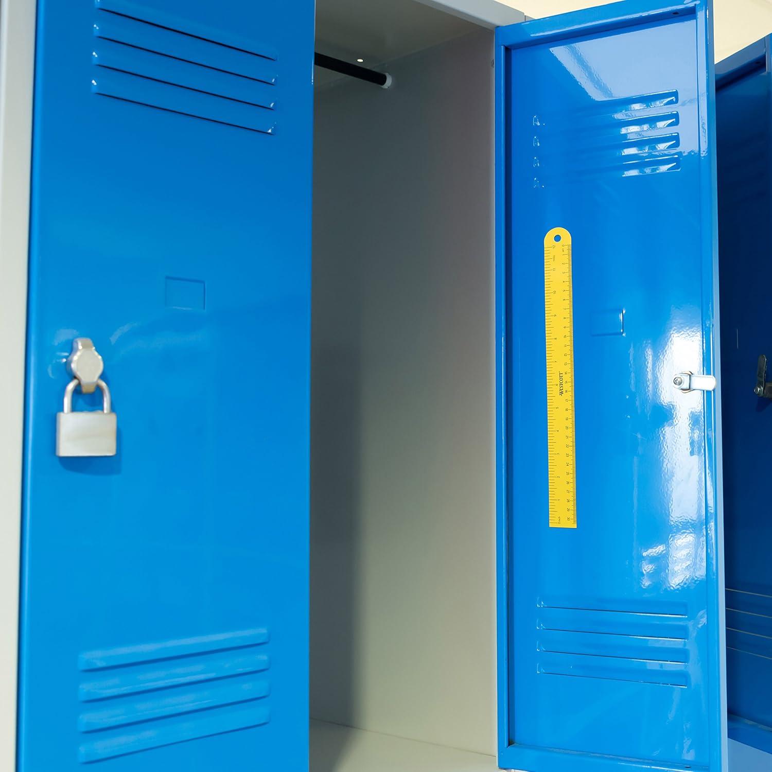 Reglas Magnéticas Flexibles Westcott 30 cm Amarillo Paquete de 3