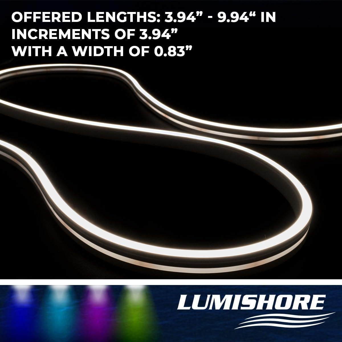 Luces LED Lumishore LUX Neon Flex 600 mm Impermeables