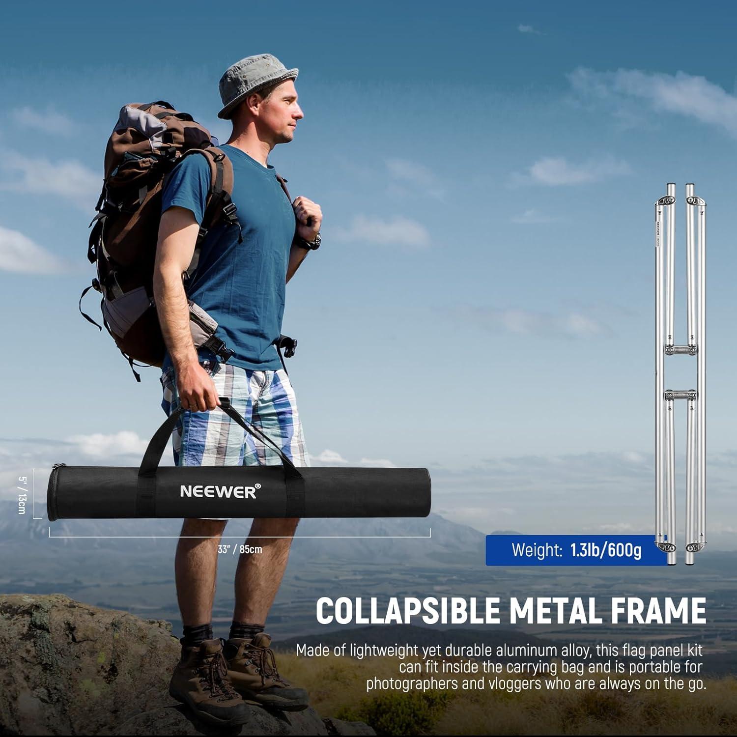 Kit de Difusor de Luz NEEWER 75x75 cm 3 en 1 Plegable