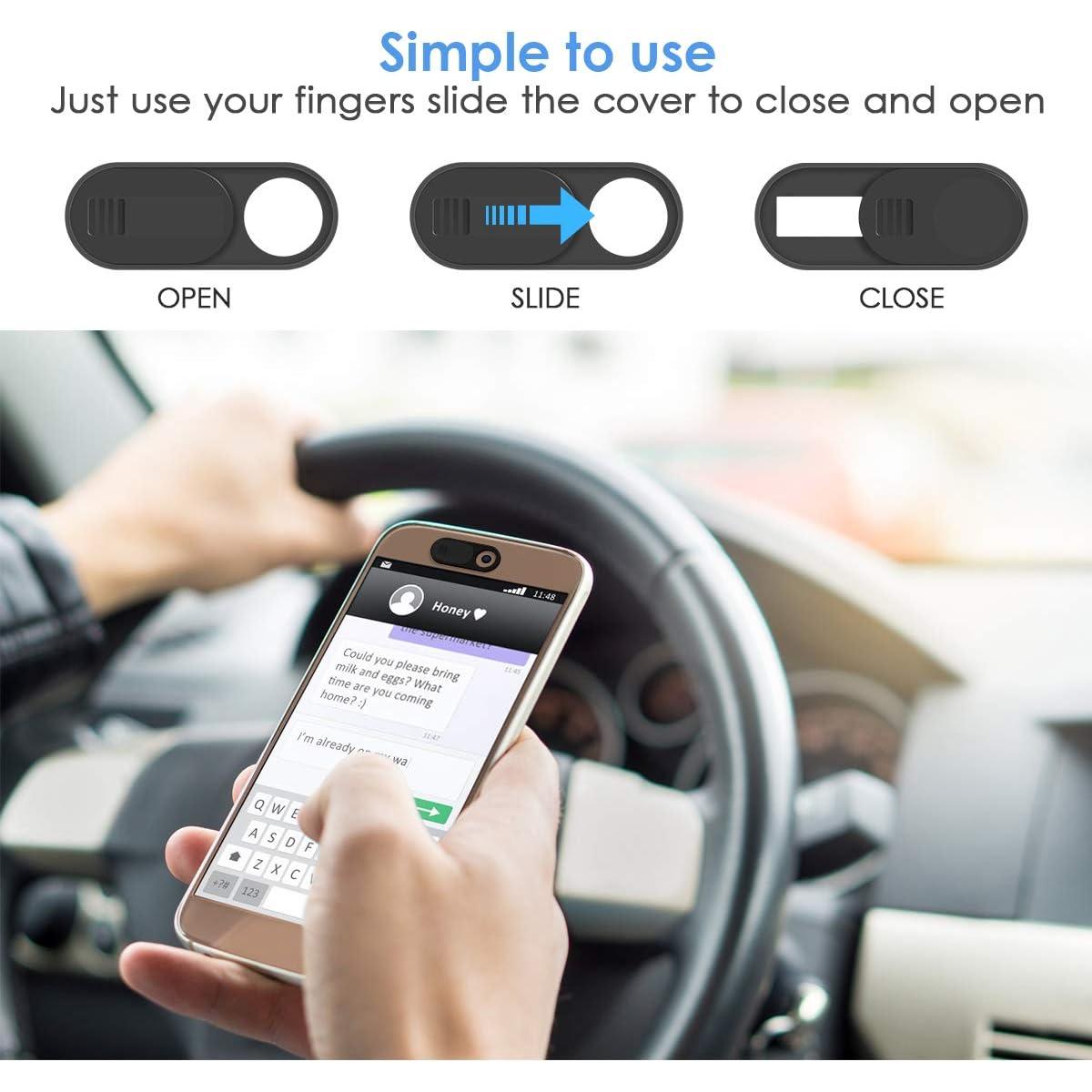 Cubierta de Webcam AFN Ultra Delgada Multicolor 6 Piezas