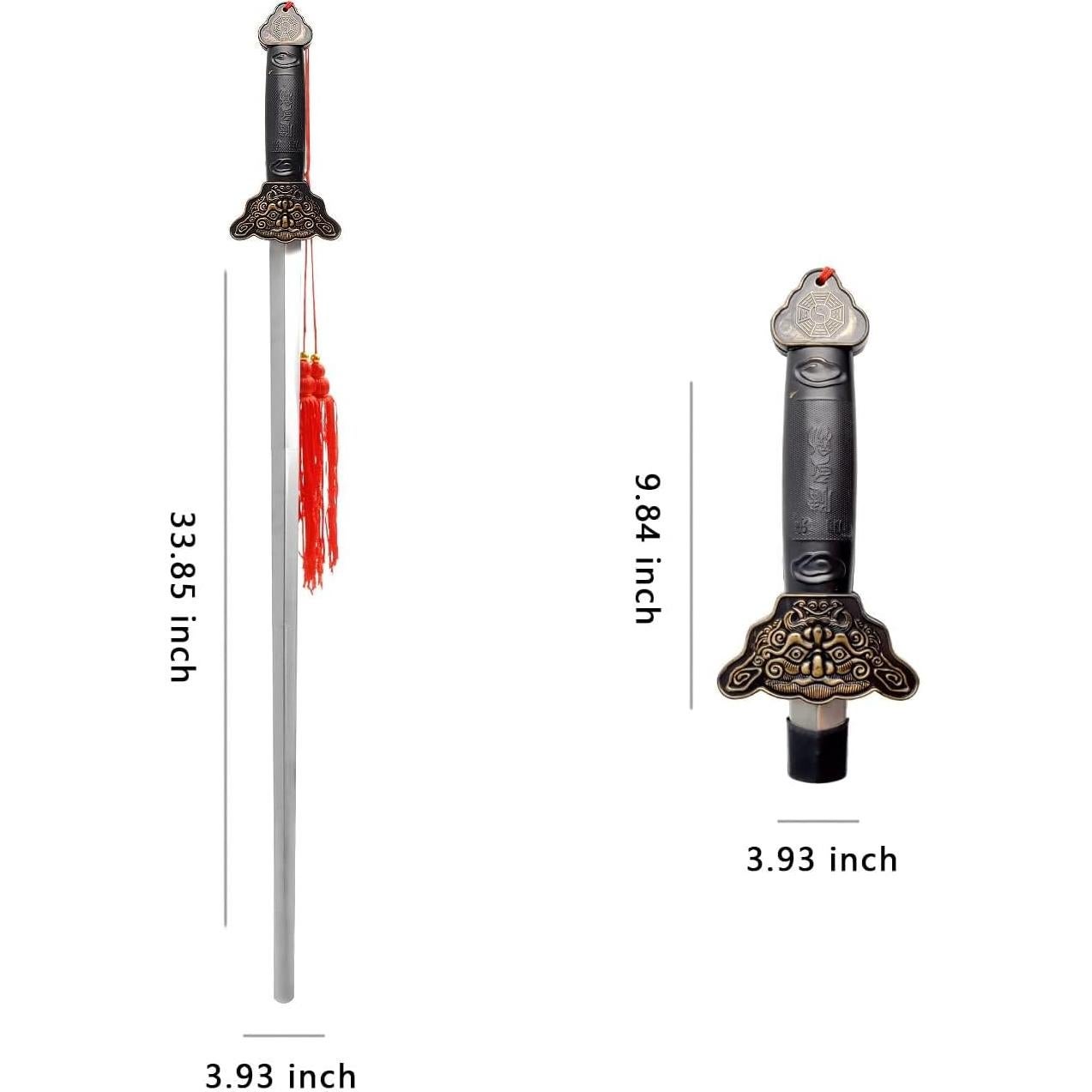 Espada Telescópica de Acero Inoxidable Polímero Simple 85.85 cm