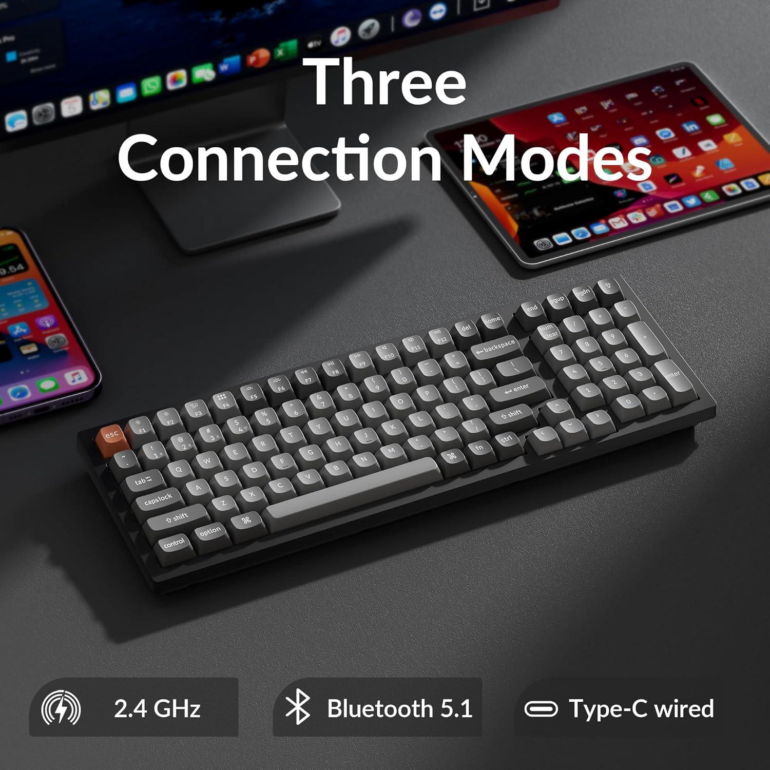 Teclado Mecánico Inalámbrico Keychron K4 Max 96% RGB