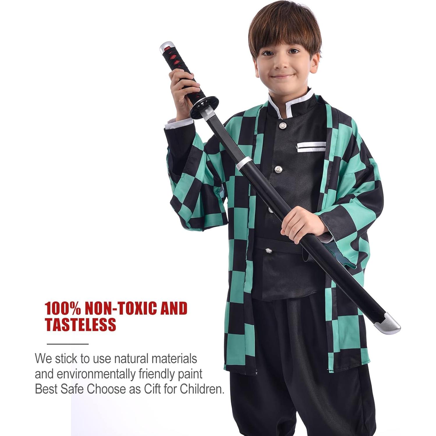 Espada de Demon Slayer PZOEWUESR 55,56 cm Katana Cosplay