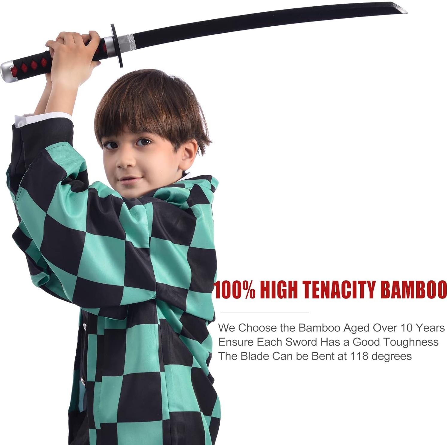 Espada de Demon Slayer PZOEWUESR 55,56 cm Katana Cosplay