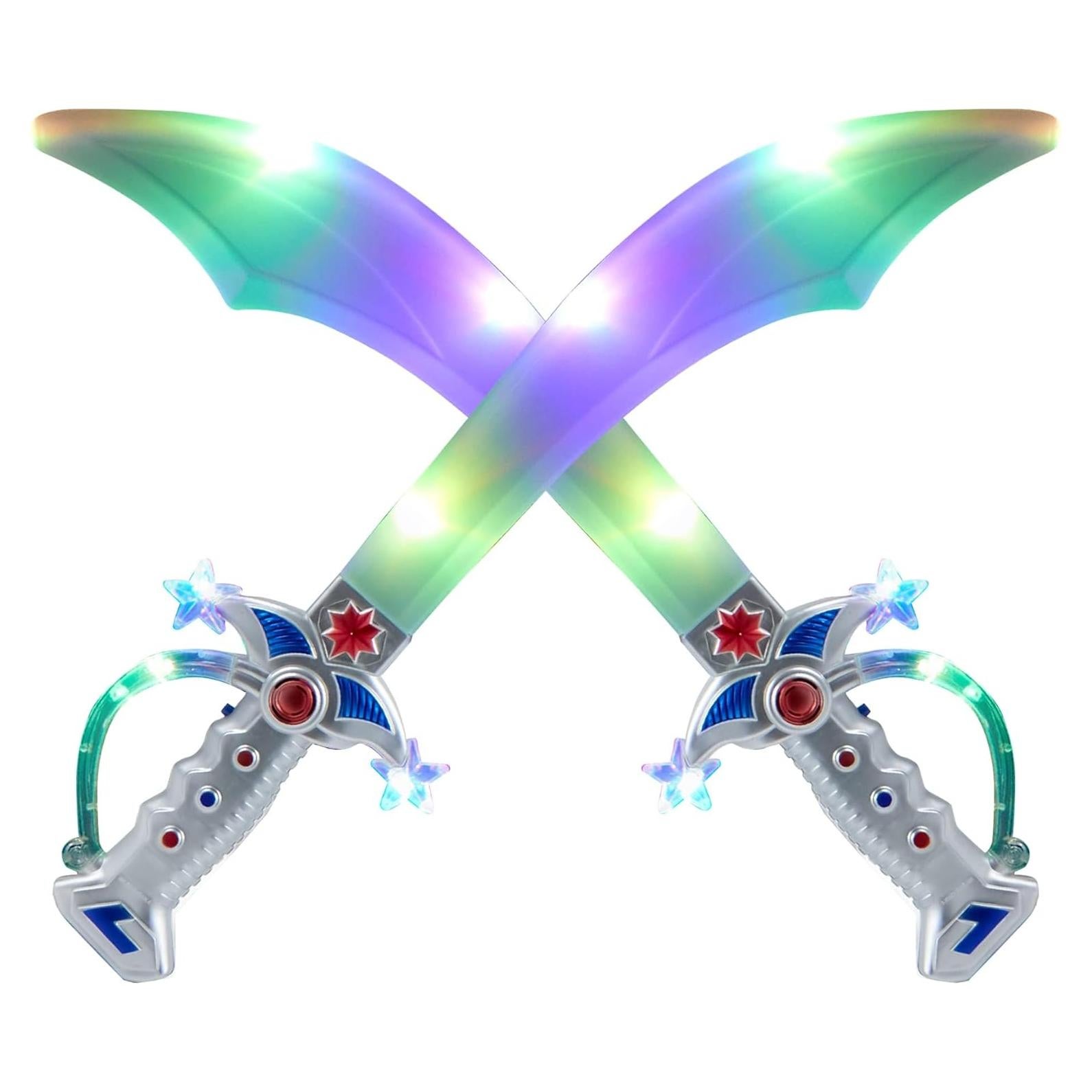 Espadas Bucaneras LED JOYIN 50 cm con Sonidos para Niños