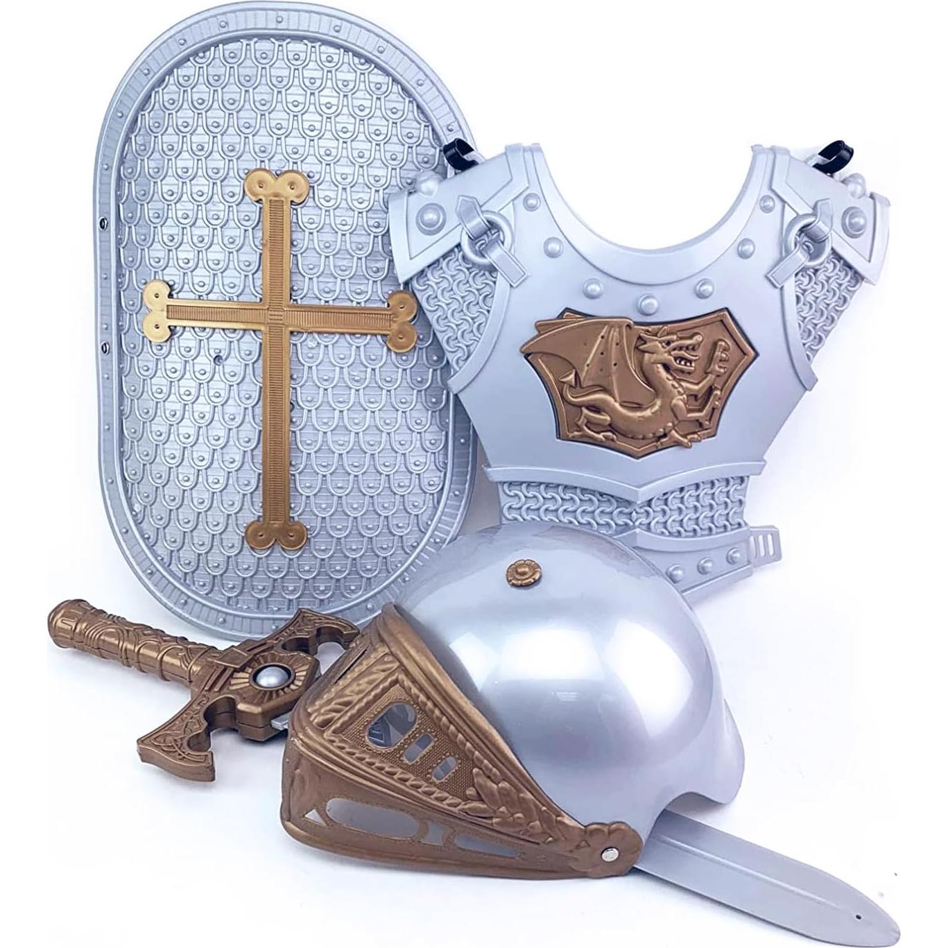 Disfraz Caballero Medieval Liberty Imports con Armas y Accesorios