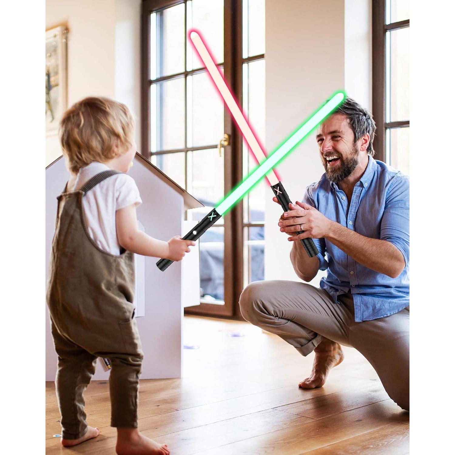 Sable de Luz 2 en 1 Saber Direct T029 12 Colores RGB