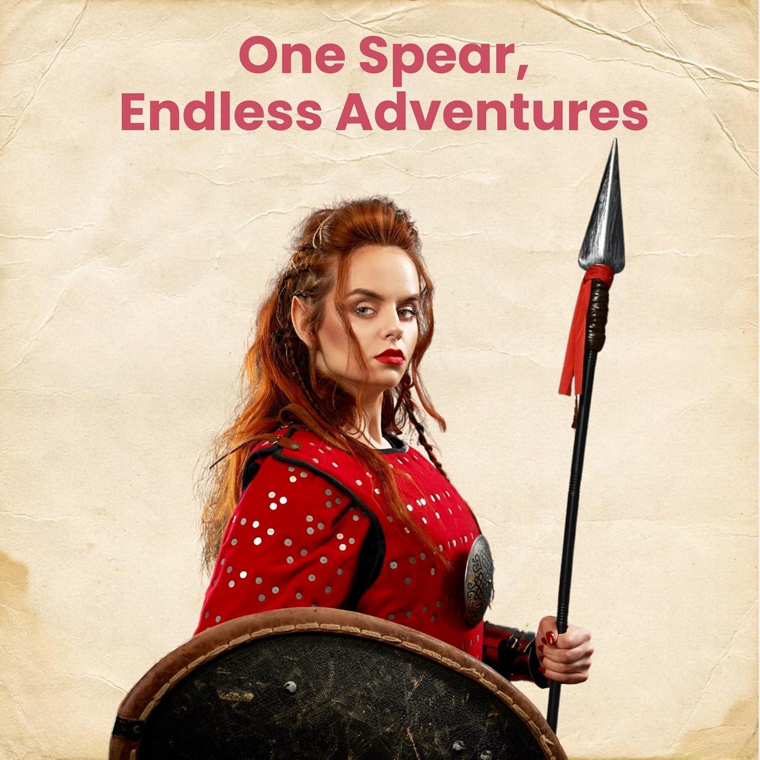 Lanza Espartana de Plástico Nicky Bigs 149,86 cm Disfraz