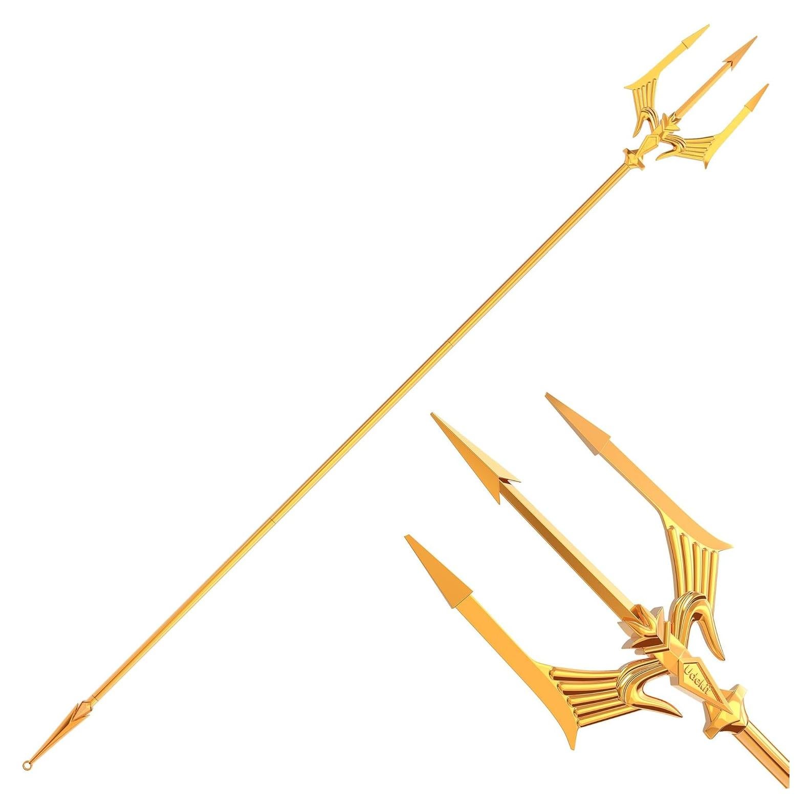 Tridente de Metal Udekit 1.41 kg Longitud Ajustable Halloween