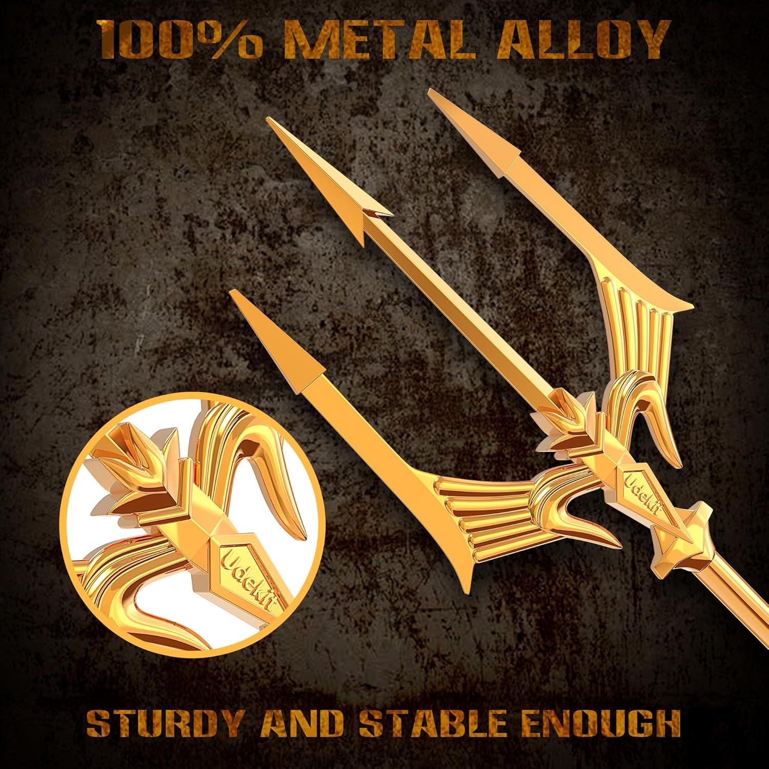 Tridente de Metal Udekit 1.41 kg Longitud Ajustable Halloween