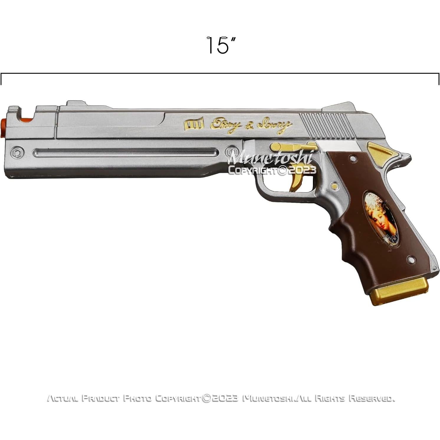 Munetoshi 14” Ivory Foam Pistols Dante Devil Cry Horror Fantasy Video Game Cosplay