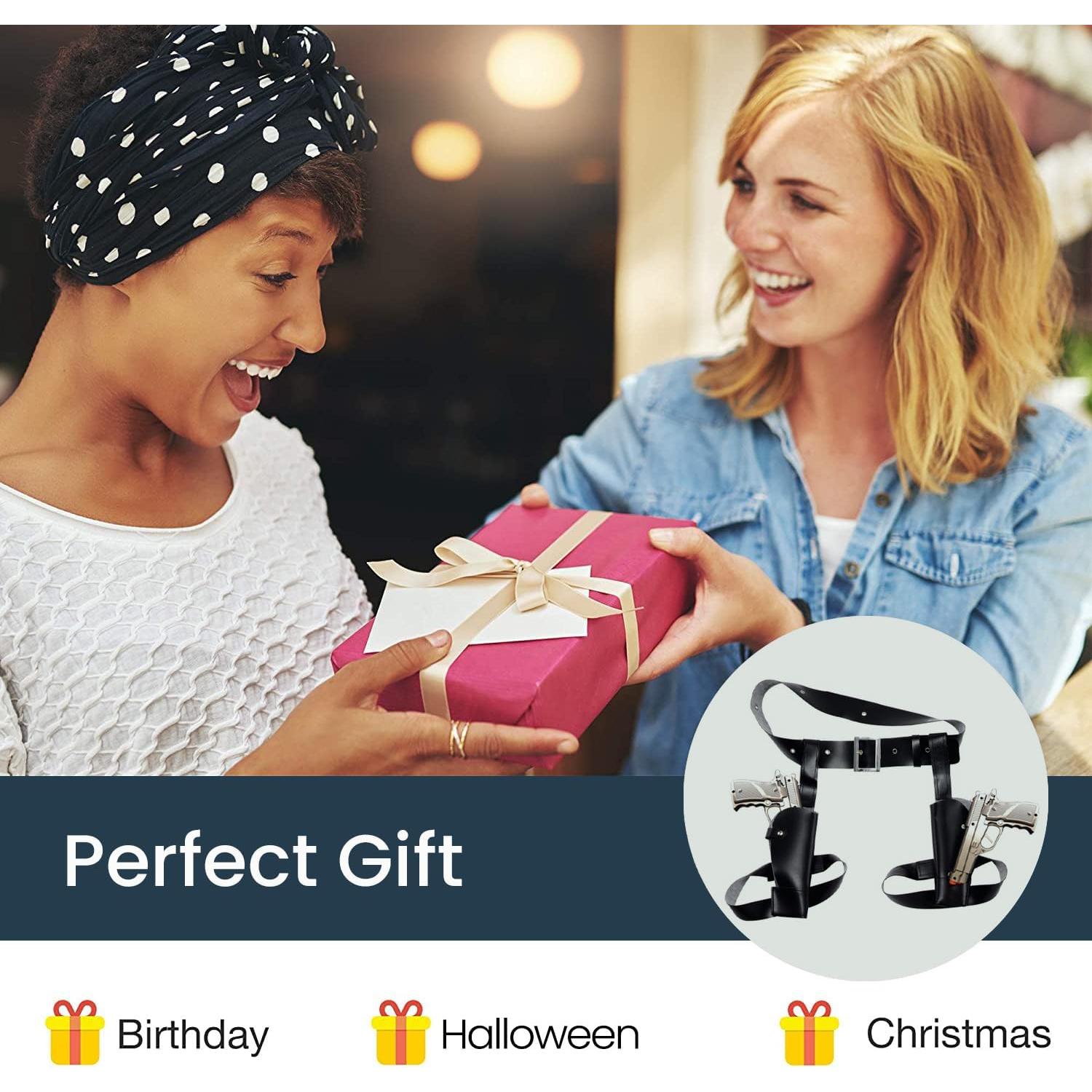 Funda de Muslo Ajustable SeptCity con 2 Pistolas Falsas