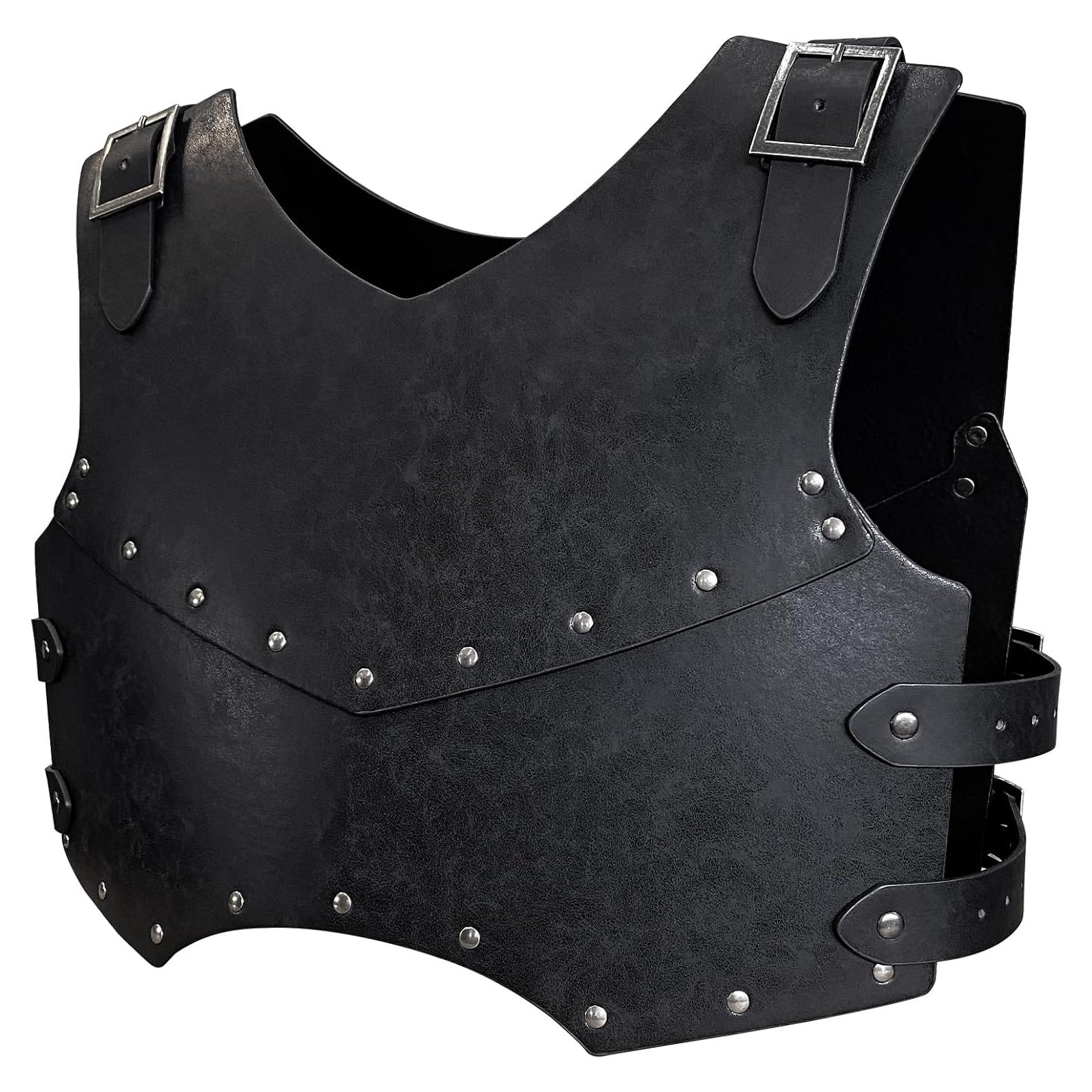Armadura de Pecho de Cuero Sintético HiiFeuer Ajustable