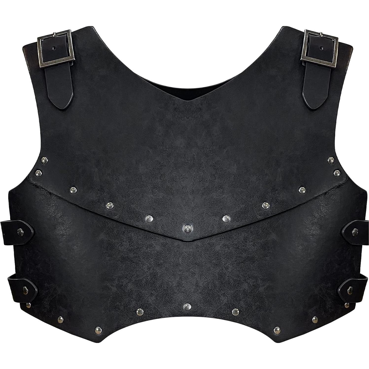 Armadura de Pecho de Cuero Sintético HiiFeuer Ajustable