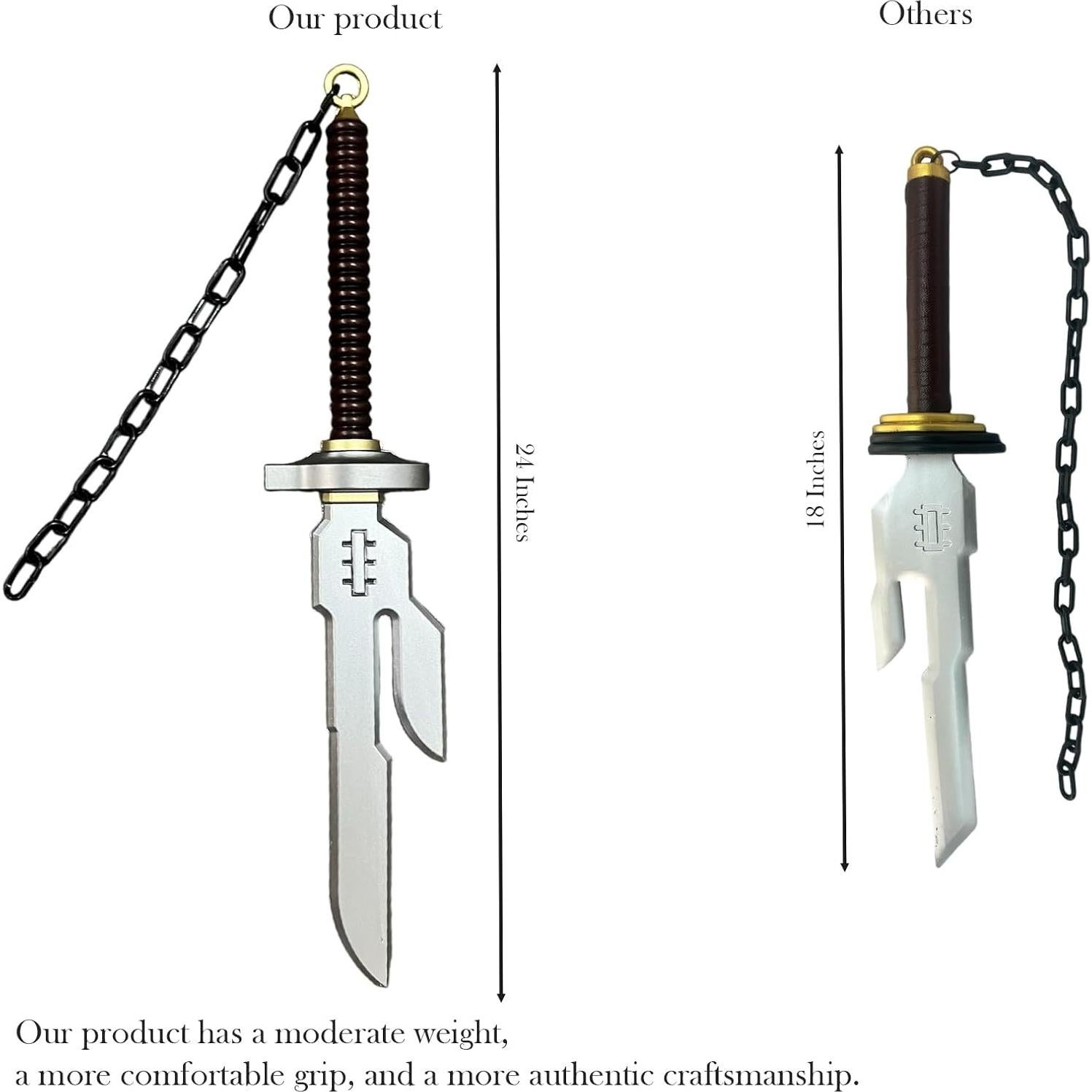 Espada de Espuma QUEQUAQUI 60 cm para Cosplay Anime