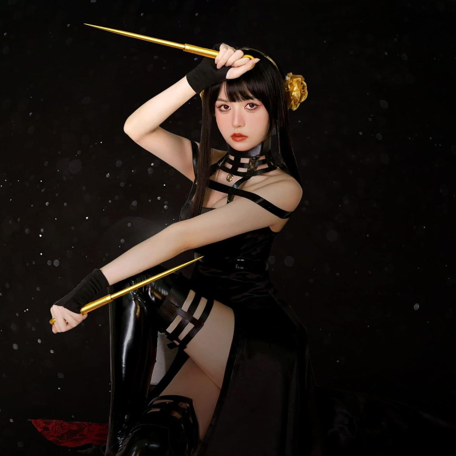 Arma de Cosplay Yor Forger DMAR 38,1 cm Dorada