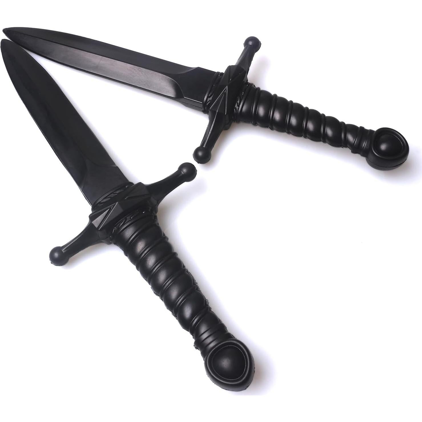 Daga de espuma Hoappa negra 38,1 cm - Paquete de 2