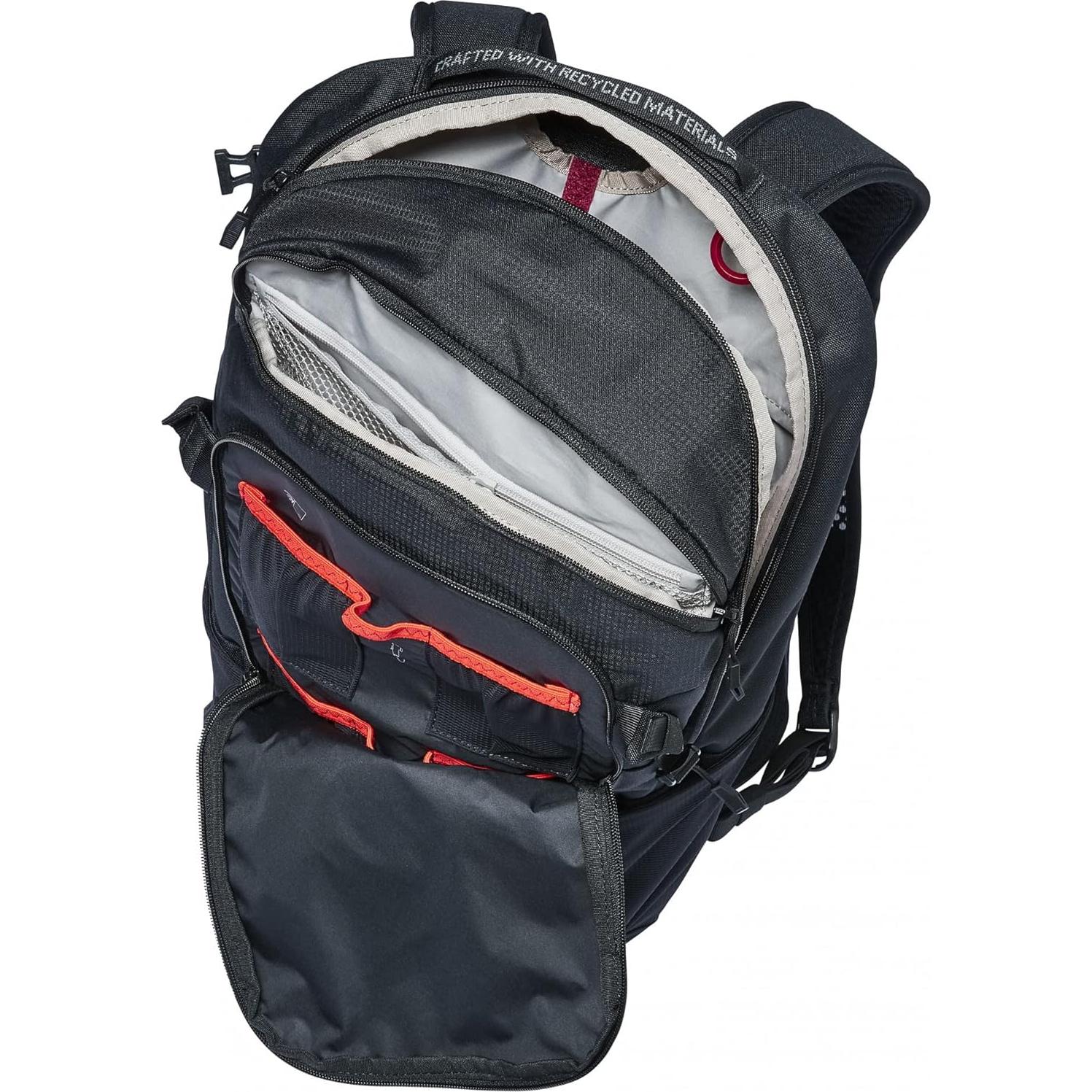 Mochila técnica VAUDE Moab 15L Negra unisex con cubierta lluvia