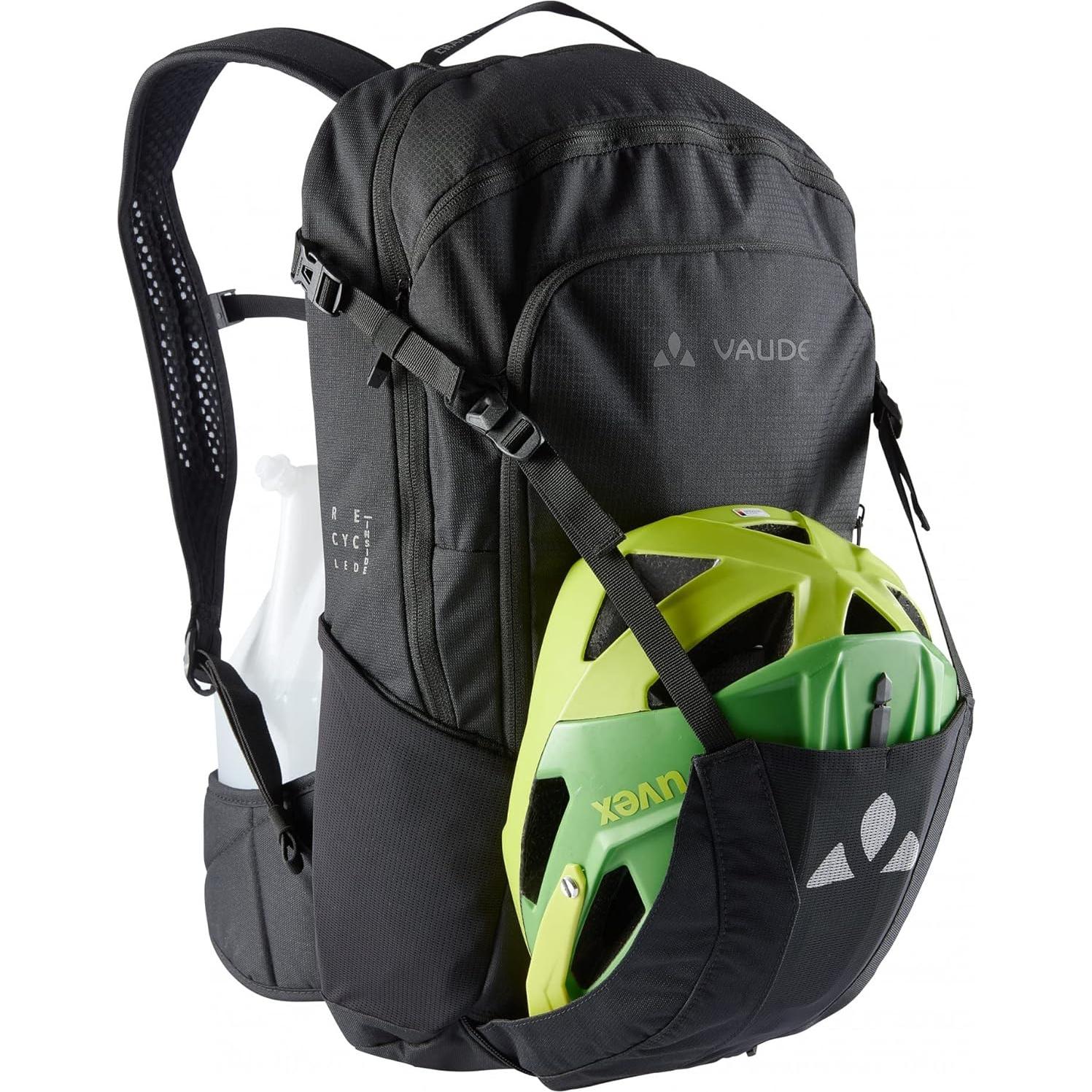 Mochila técnica VAUDE Moab 15L Negra unisex con cubierta lluvia