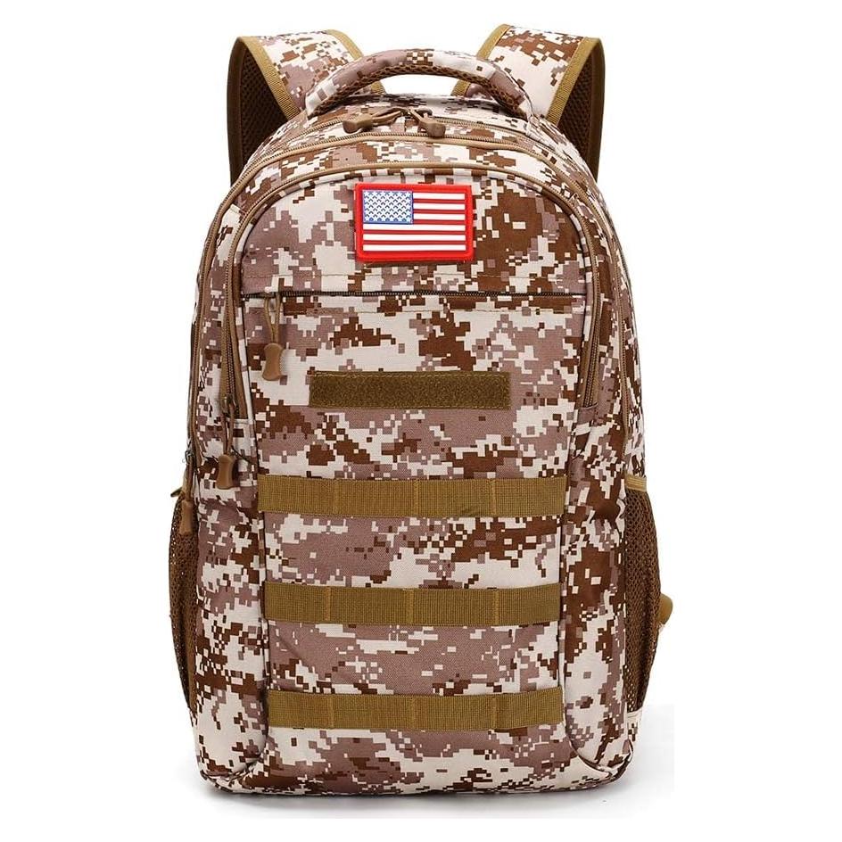 Mochila táctica Outdoor Plus 40L para niños con carga USB