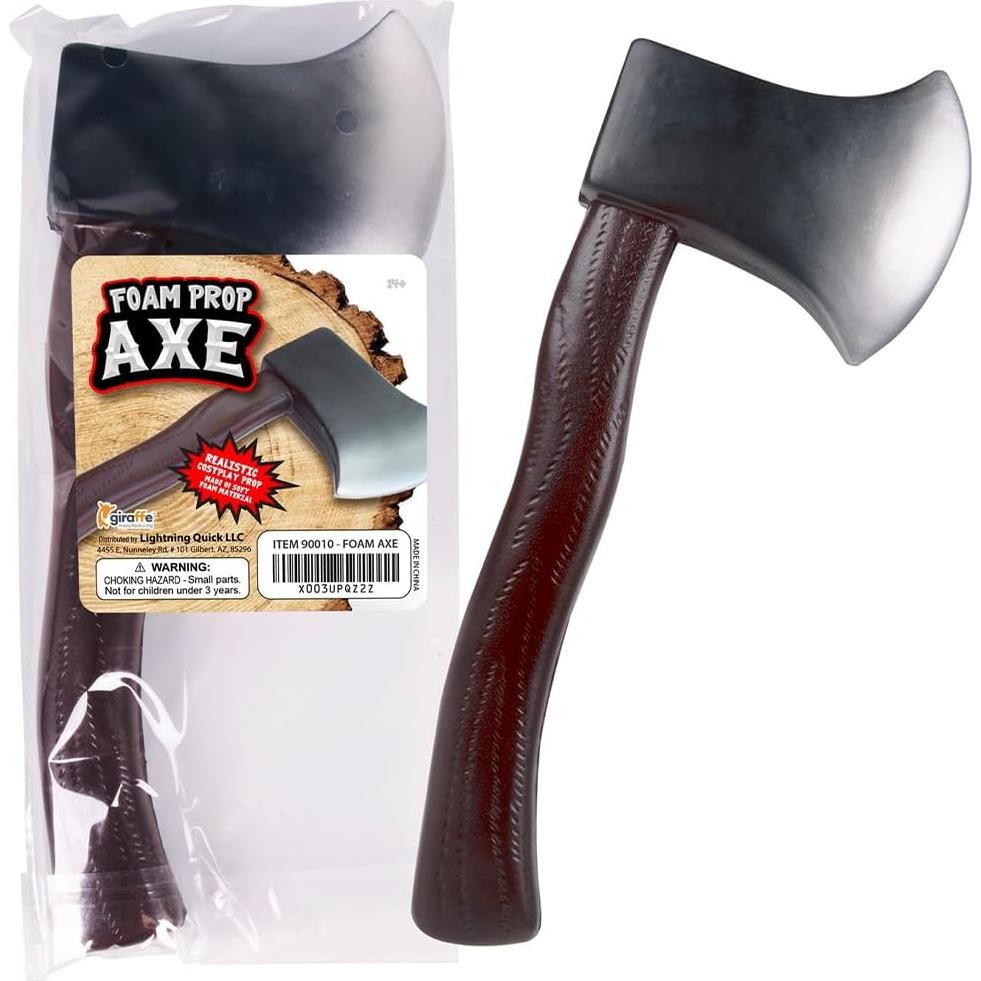 Hacha de Prop de Espuma Giraffe para Disfraces y Juegos