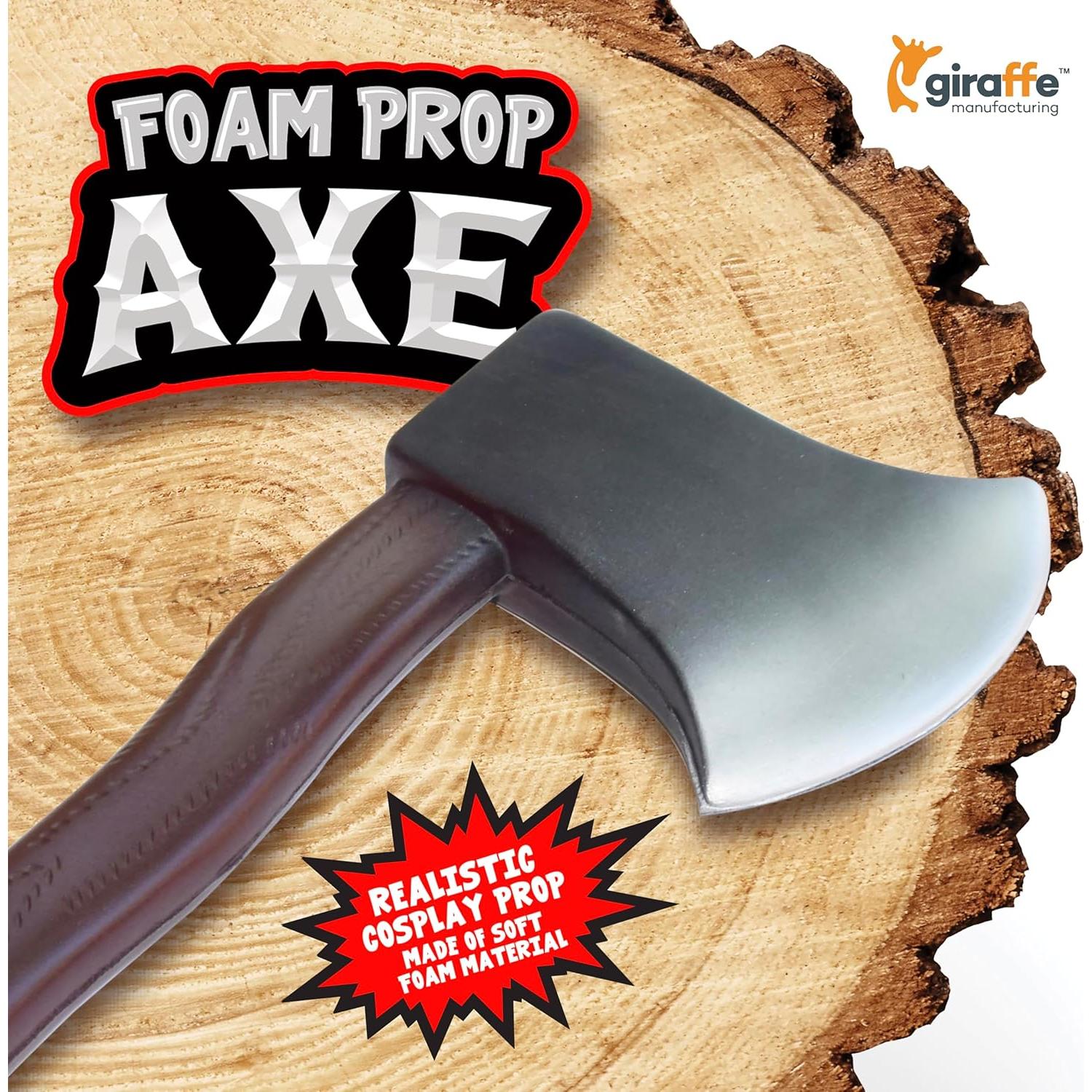 Hacha de Prop de Espuma Giraffe para Disfraces y Juegos
