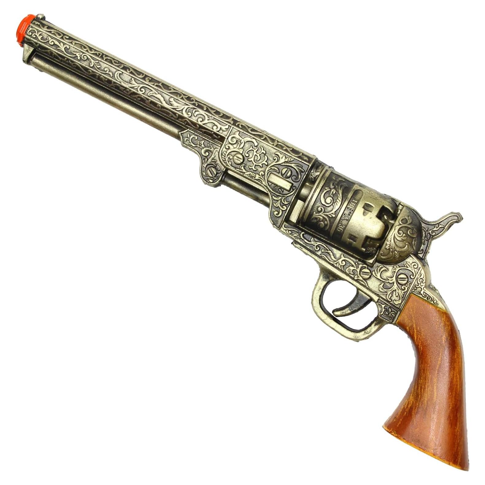 Revólver Decorativo de Espuma LALAPORT 33 cm Oro