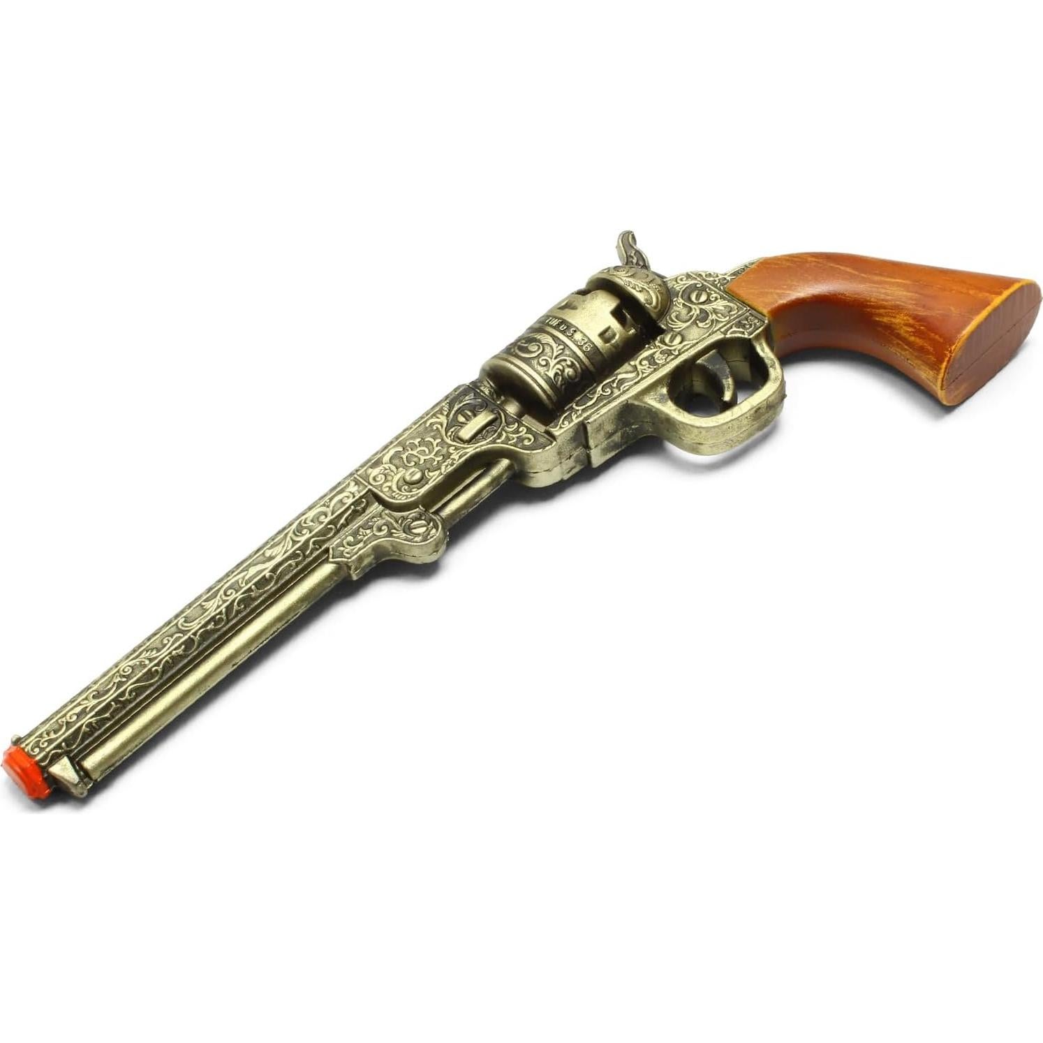 Revólver Decorativo de Espuma LALAPORT 33 cm Oro