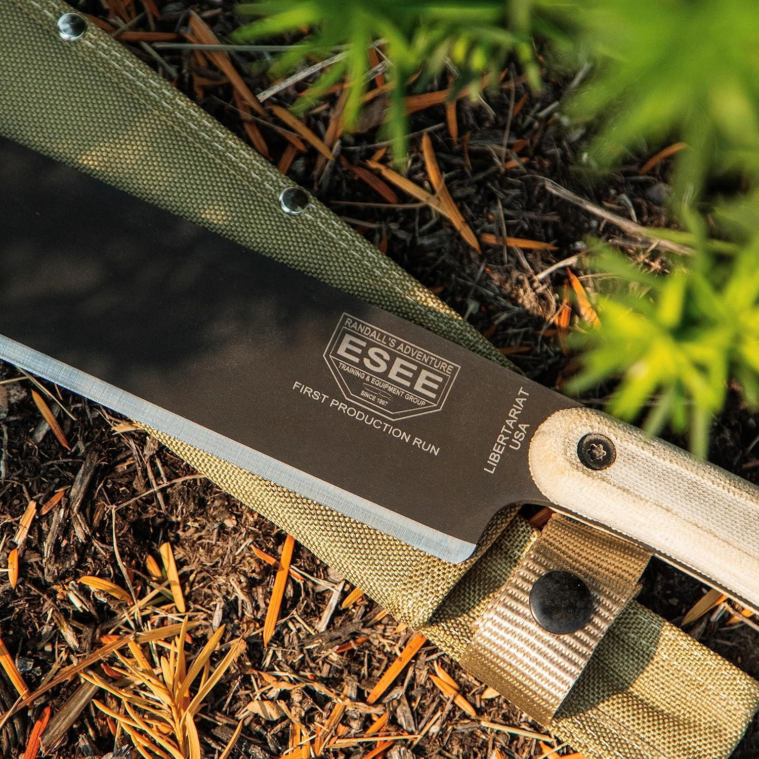 Machete ESEE Libertariat 22.9 cm Acero Carbono Mango Micarta
