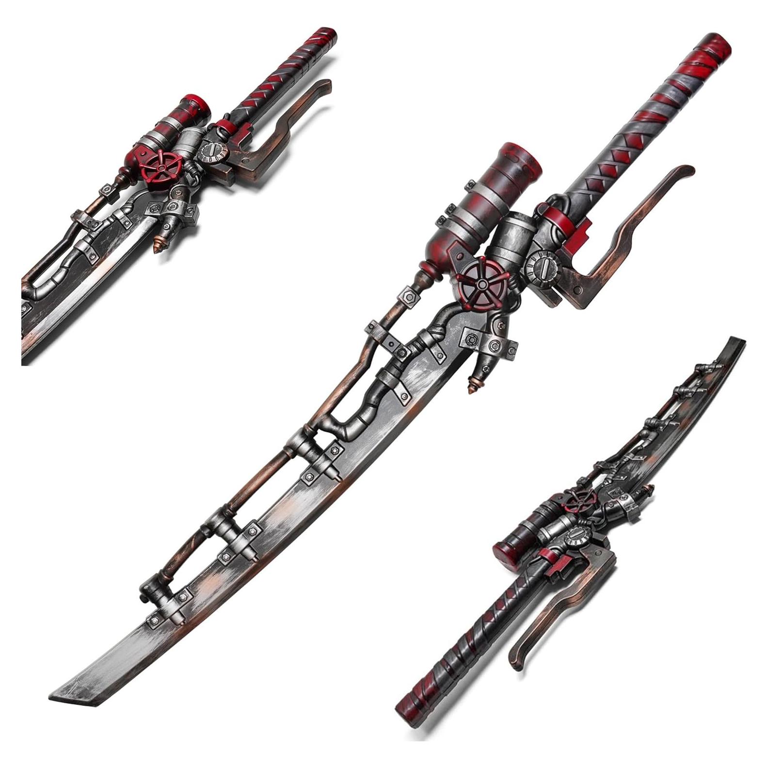 F-Out Shishkebab Foam Melee Sword Replica | 37.25” Collectible Cosplay Prop | Safe LARP Weapon for Display & Costume | Post-Apocalyptic Game Memorabilia