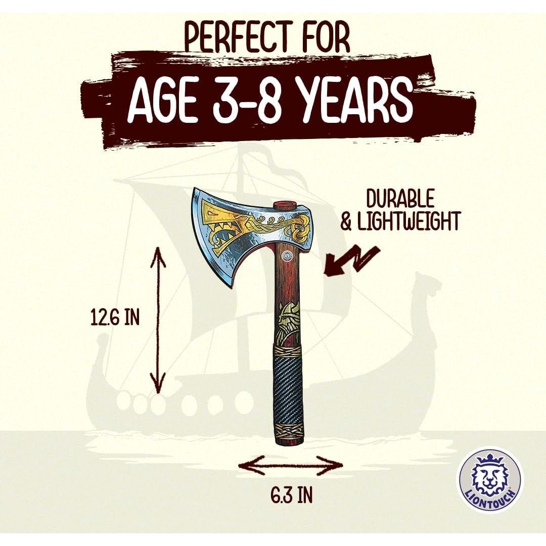 Hacha Vikinga de Espuma Liontouch para Niños 3-10 Años