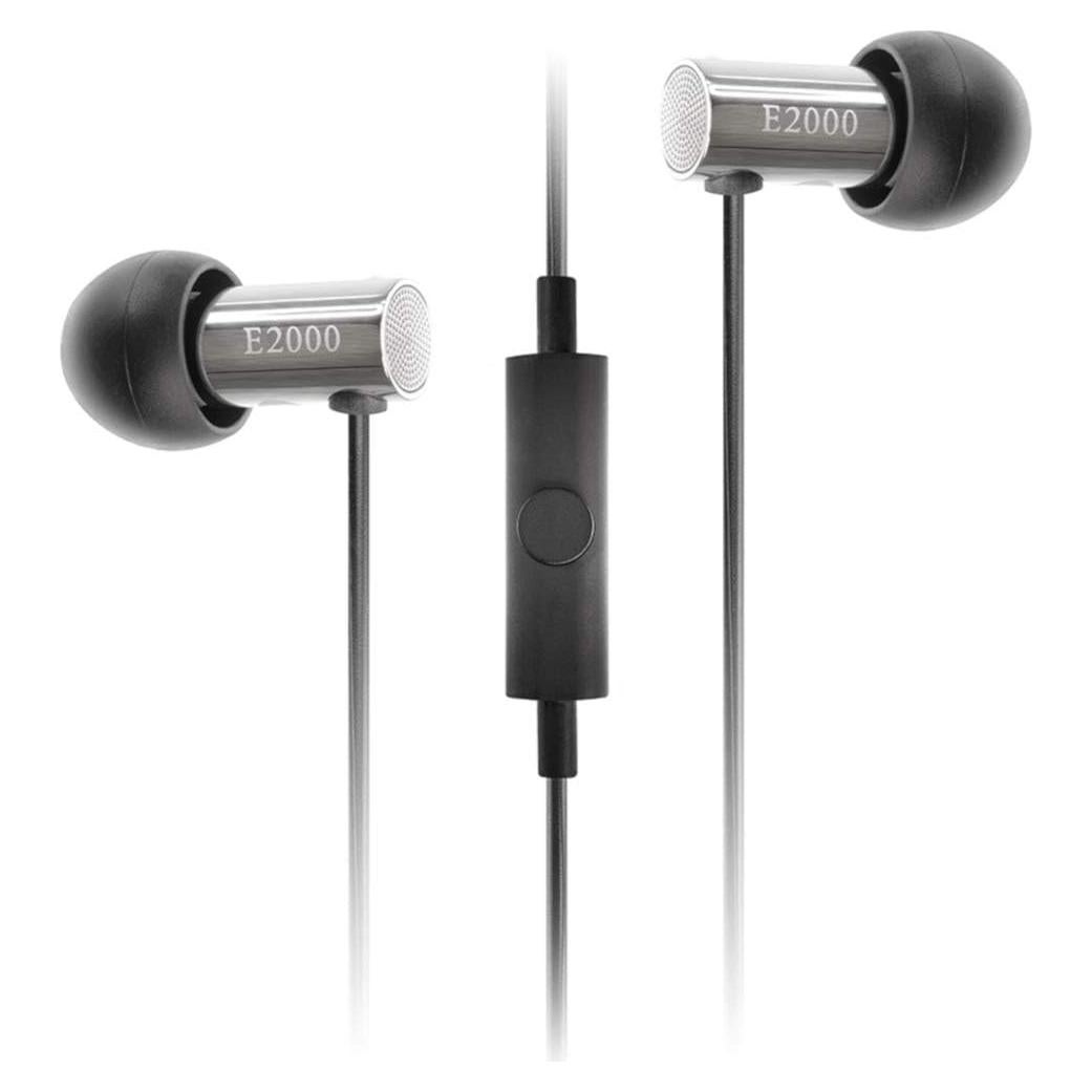 Auriculares in-ear Final E2000C con micrófono, plata mate