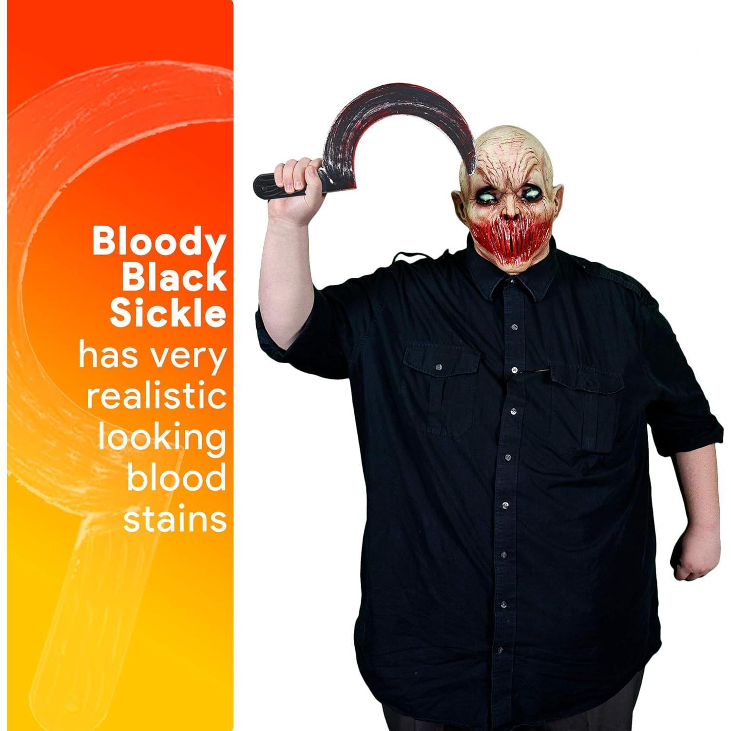 Skeleteen Cuchillo Falso Zombie Accesorio Disfraz 33,6 cm