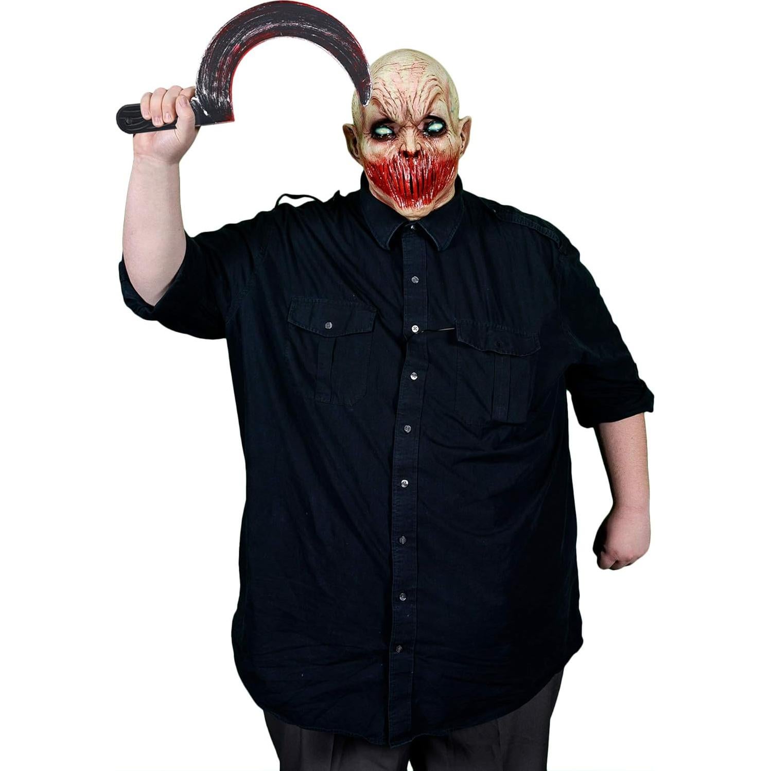 Skeleteen Cuchillo Falso Zombie Accesorio Disfraz 33,6 cm