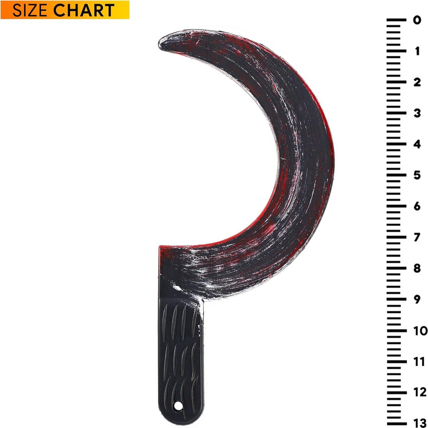 Skeleteen Cuchillo Falso Zombie Accesorio Disfraz 33,6 cm
