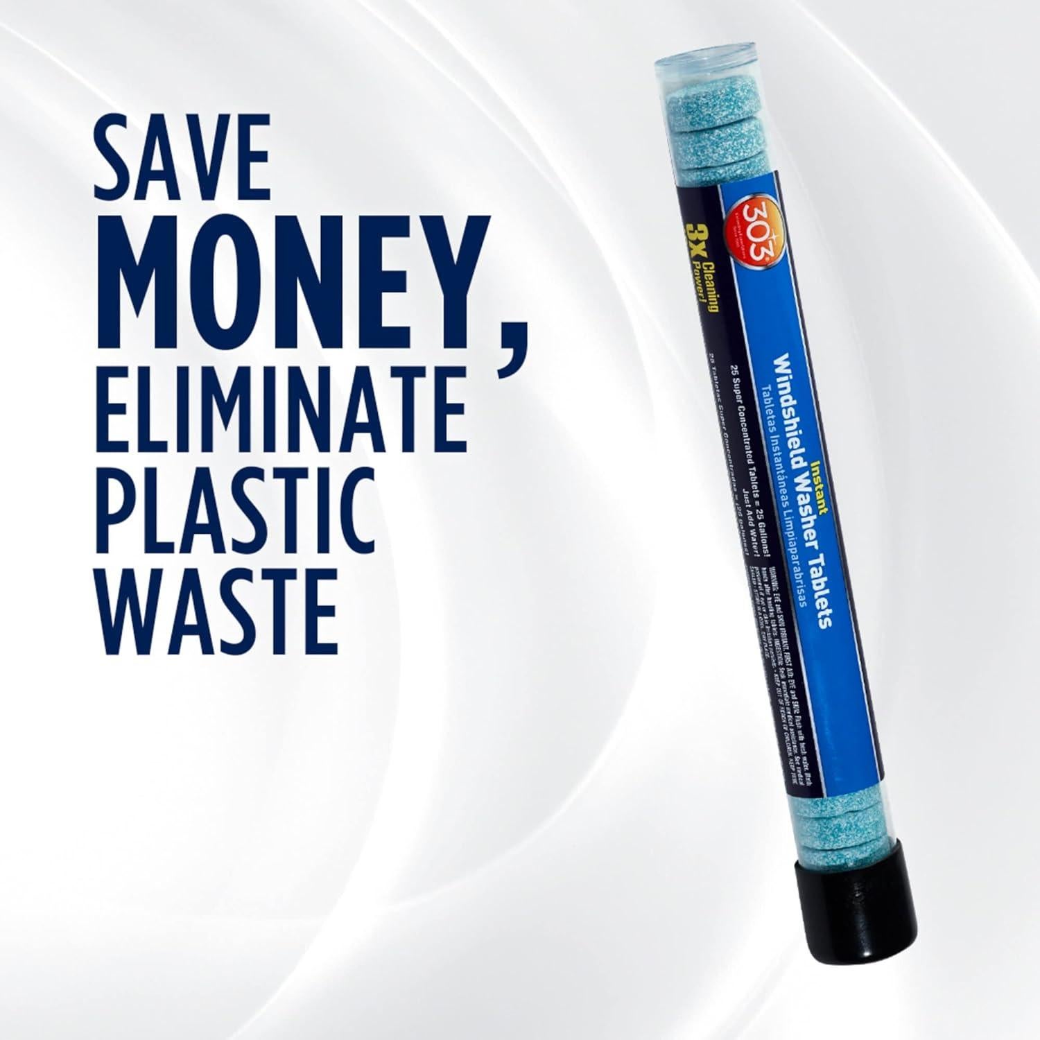 Tabletas Limpiaparabrisas Instantáneo 303 - 25 Tabletas Super Concentradas