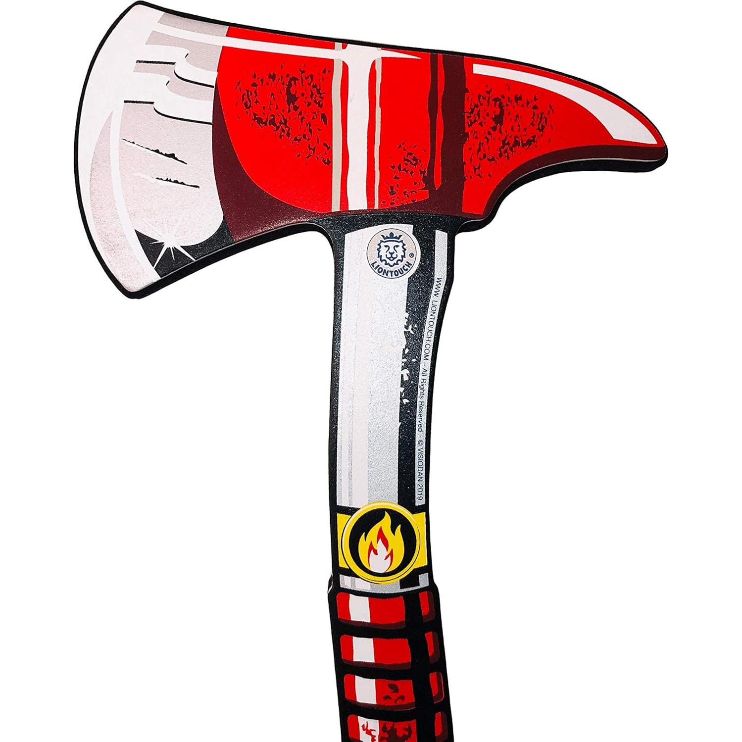Hacha de Bombero Liontouch para Niños 3 a 8 Años - Juguete Seguro
